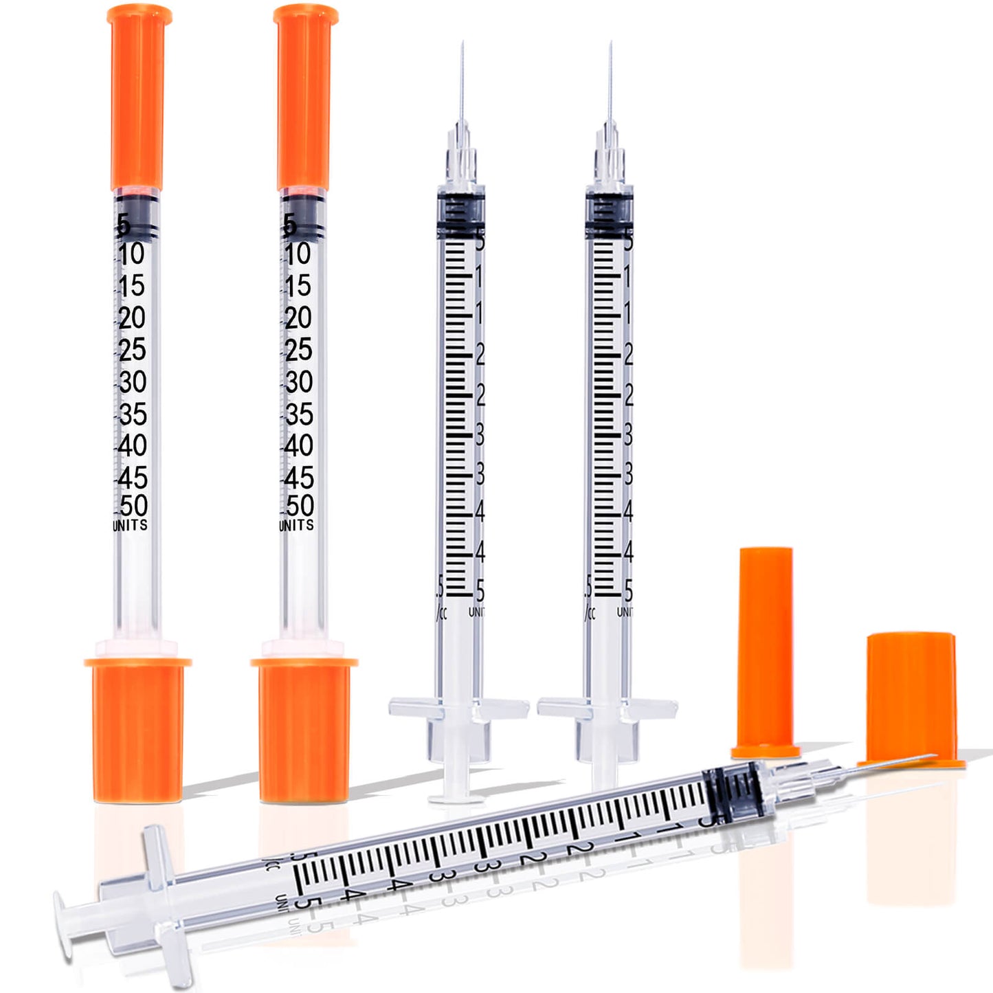 Diabetic Needles and Syringes, 0.5ml-30G-5/16"