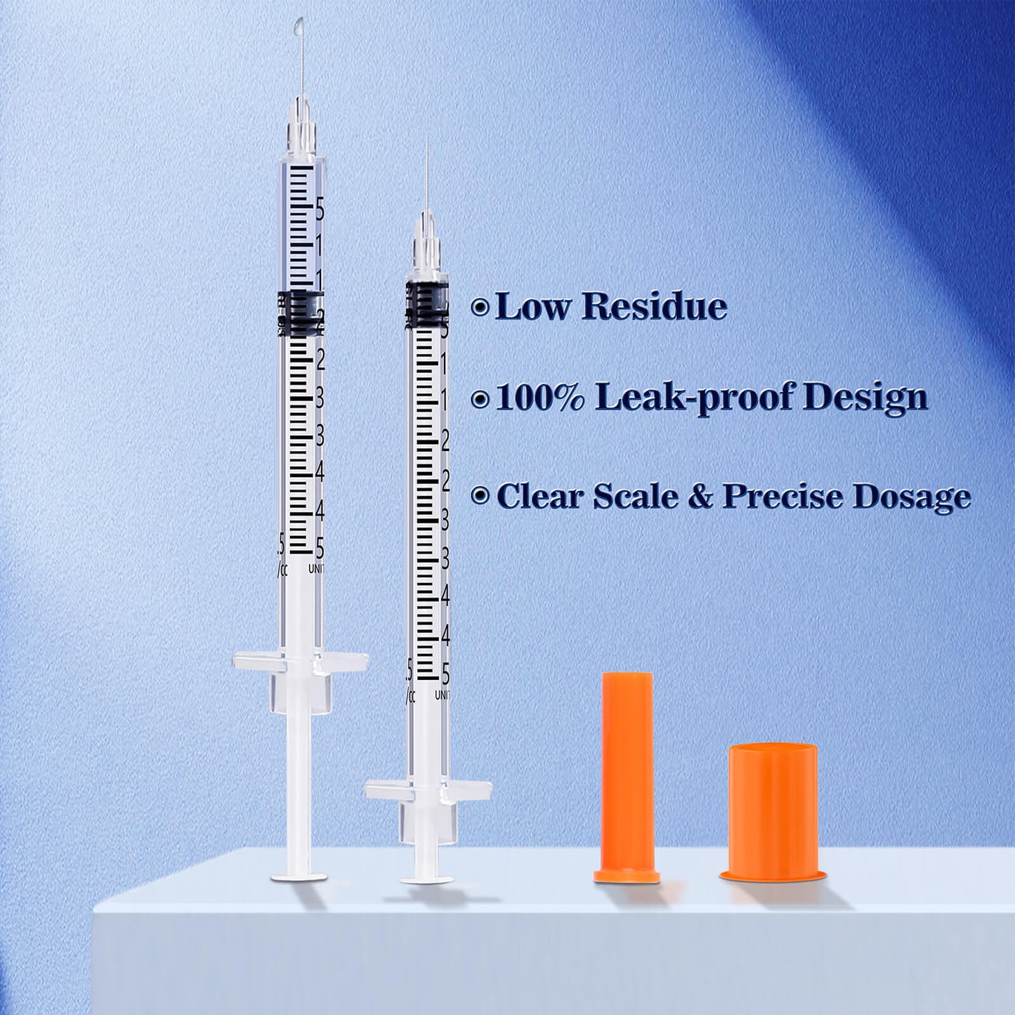 Diabetic Needles and Syringes, 0.5ml-30G-5/16"