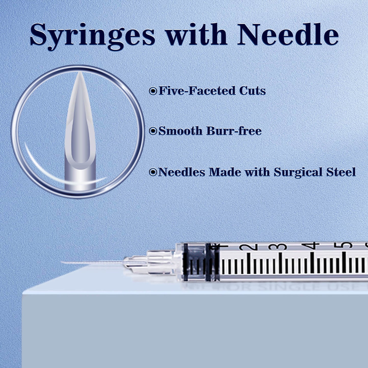 Insulin Syringes, 1ml-29G-5/16"