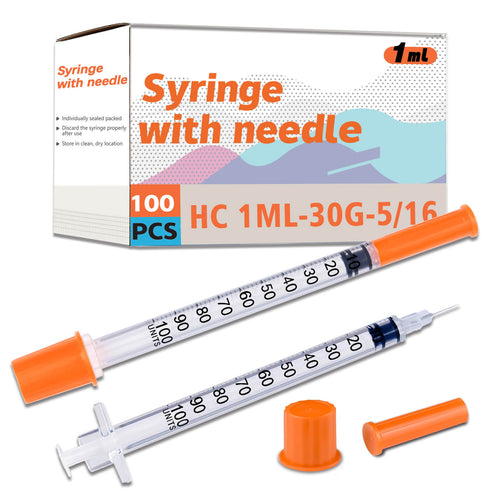 Insulin Syringe, 1ml-30G-5/16"